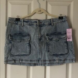 Target Light Wash Denim Skirt